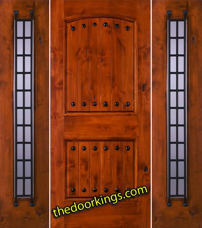 sw62 knotty alder with sw51 sidelites